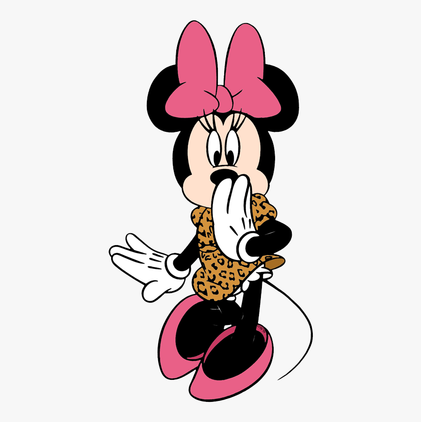 Transparent Minnie Bebe Png - Minnie Mouse Leopard Print, Png Download, Free Download