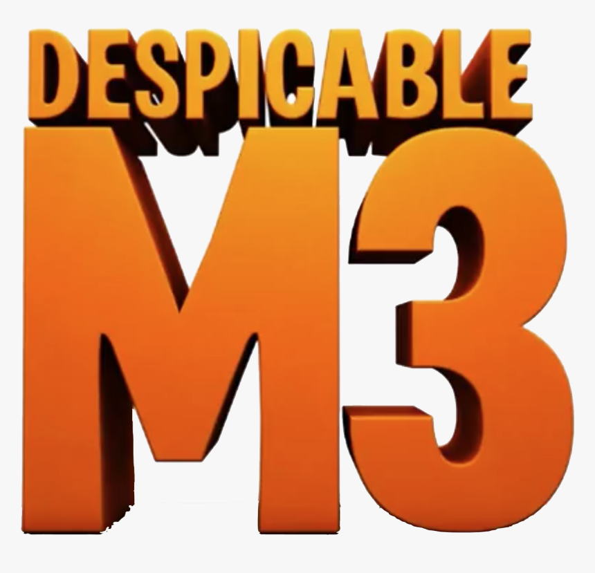 Despicable Me 3 Logo Png, Transparent Png, Free Download