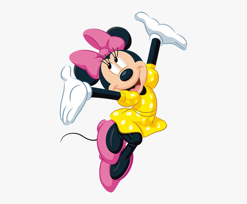 Minnie Mouse Pink And Yellow, HD Png Download, Free Download