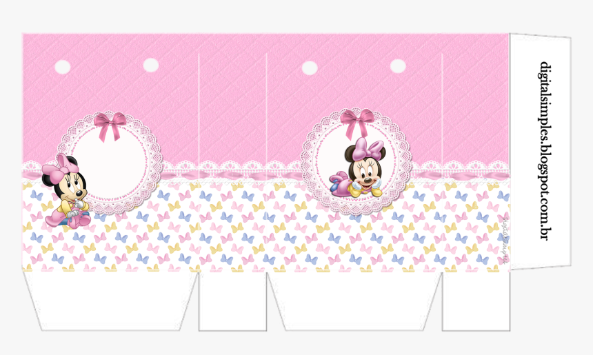 Lovely Minnie Baby, Free Printable Box - Minnie Mouse 1st Birthday, HD Png Download, Free Download