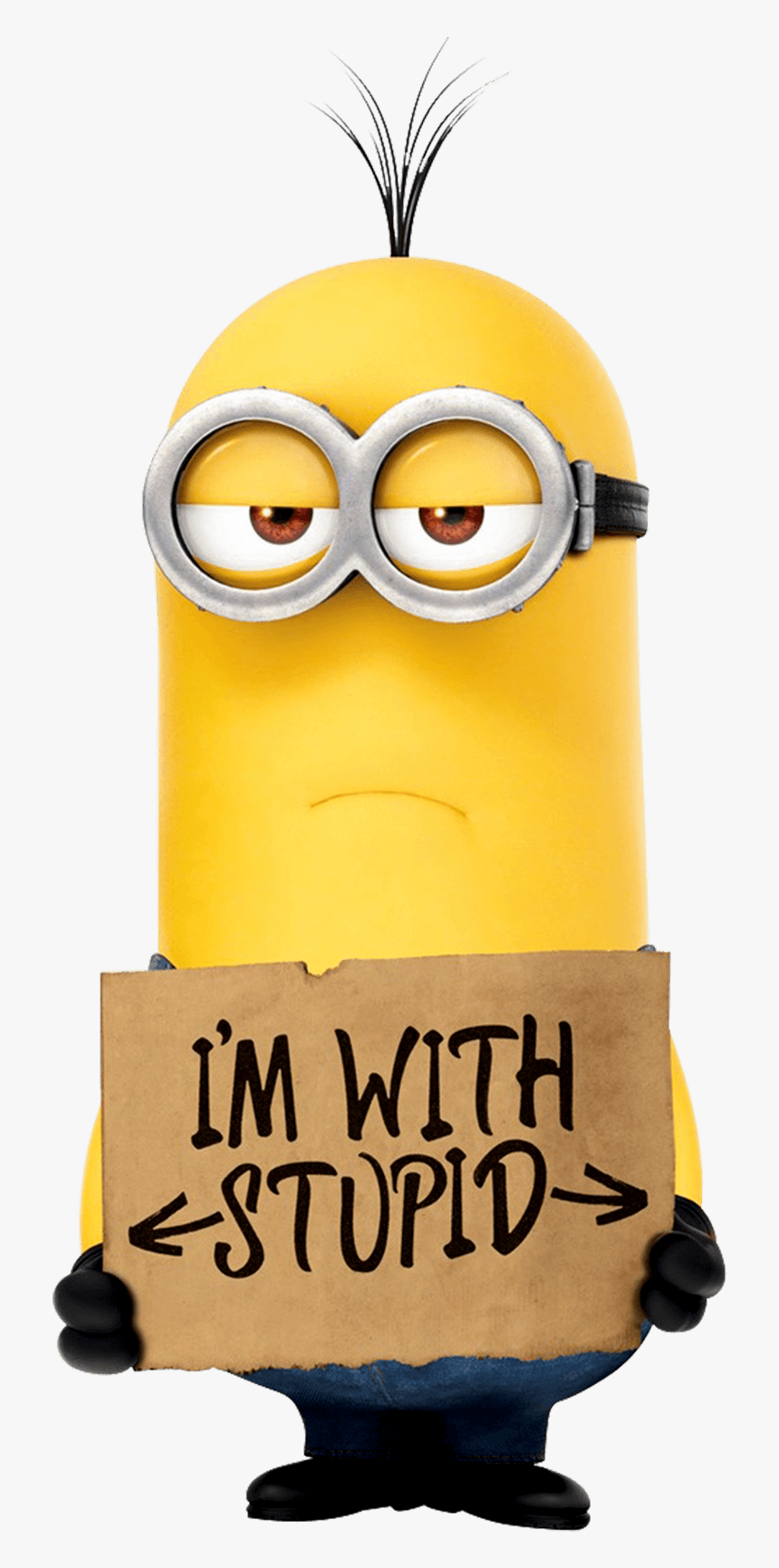 Am With Stupid Minions, HD Png Download, Free Download