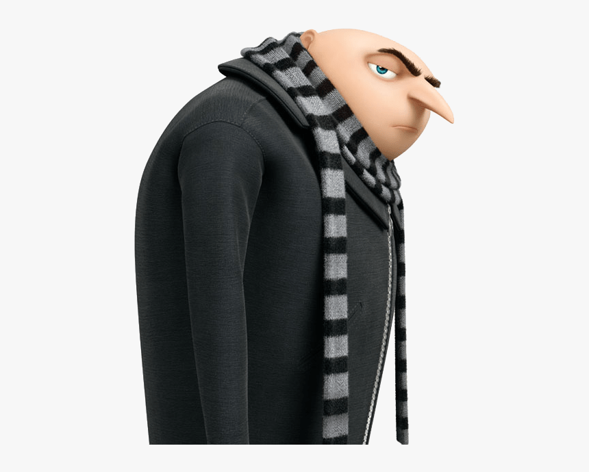 Gru Side View - Gru Despicable Me Side View, HD Png Download - kindpng.