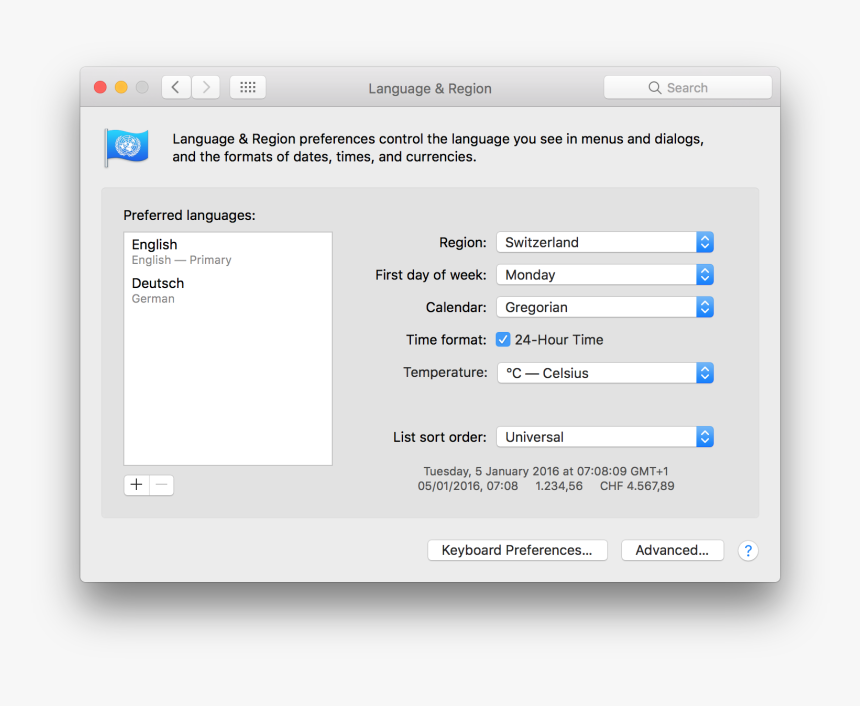 Change Language In Mac Os Sierra, HD Png Download, Free Download