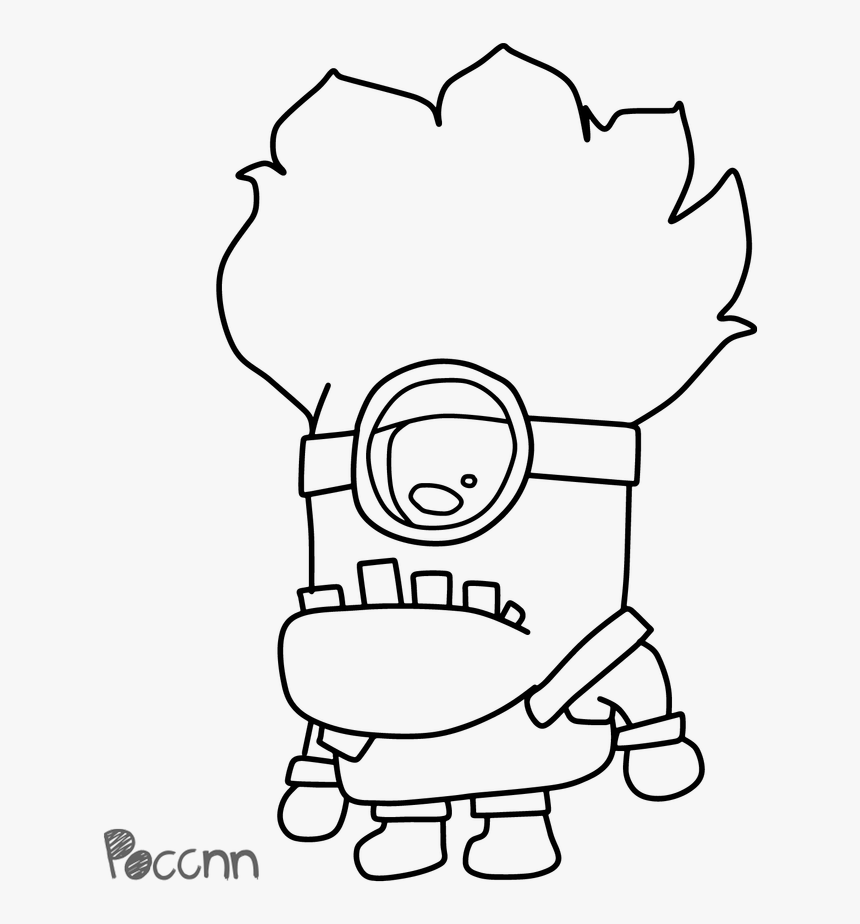 Despicable Me Logo Lineart - Cartoon, HD Png Download, Free Download