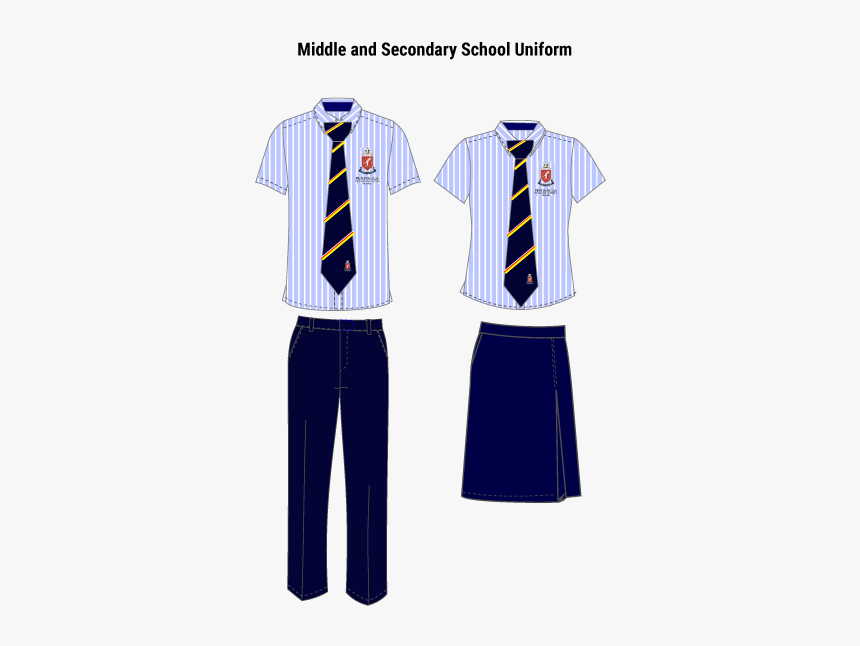 Blue School Uniform Png, Transparent Png, Free Download