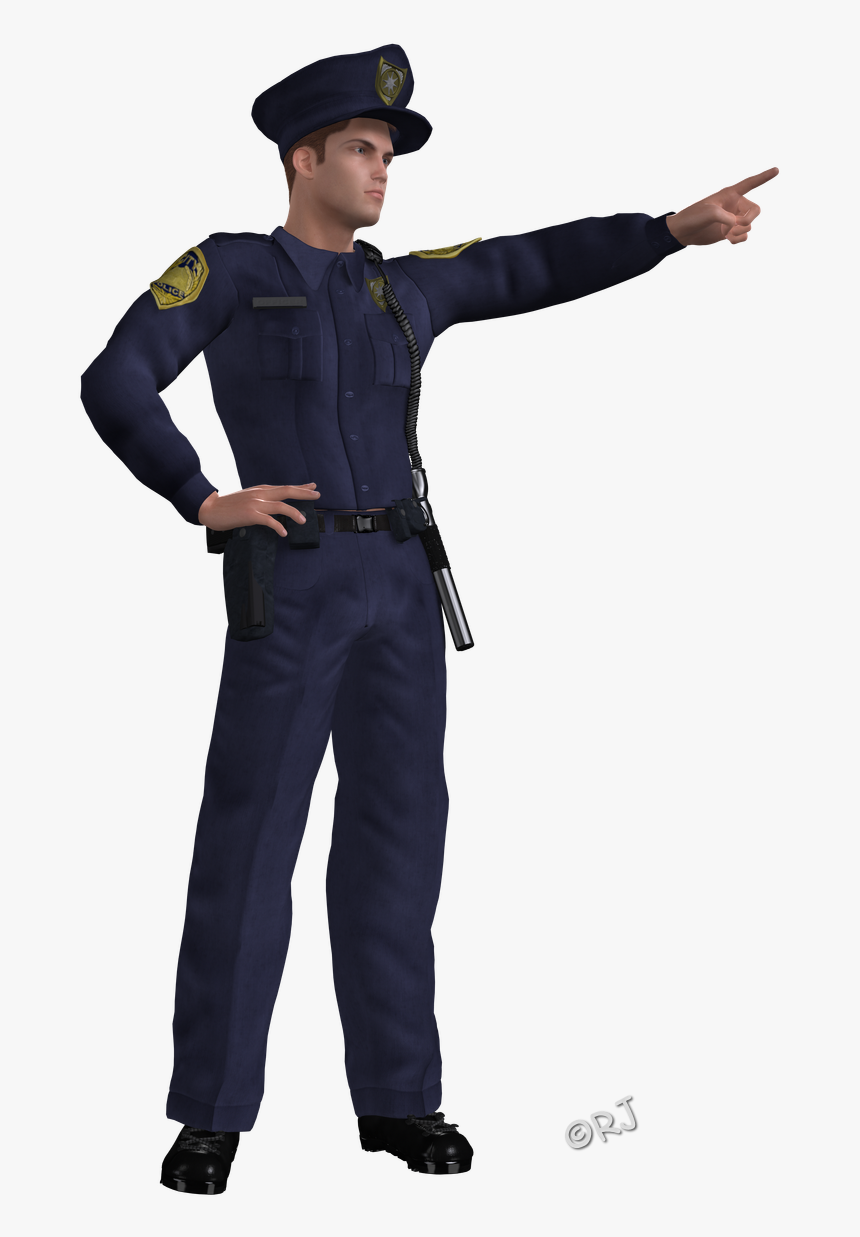 Police Officer Official Military Uniform Army Officer - Police Officer No Background, HD Png Download, Free Download