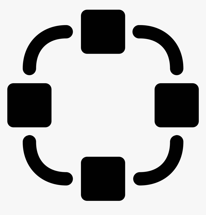 Network Icon Png - Instructional Design Icon Black And White, Transparent Png, Free Download