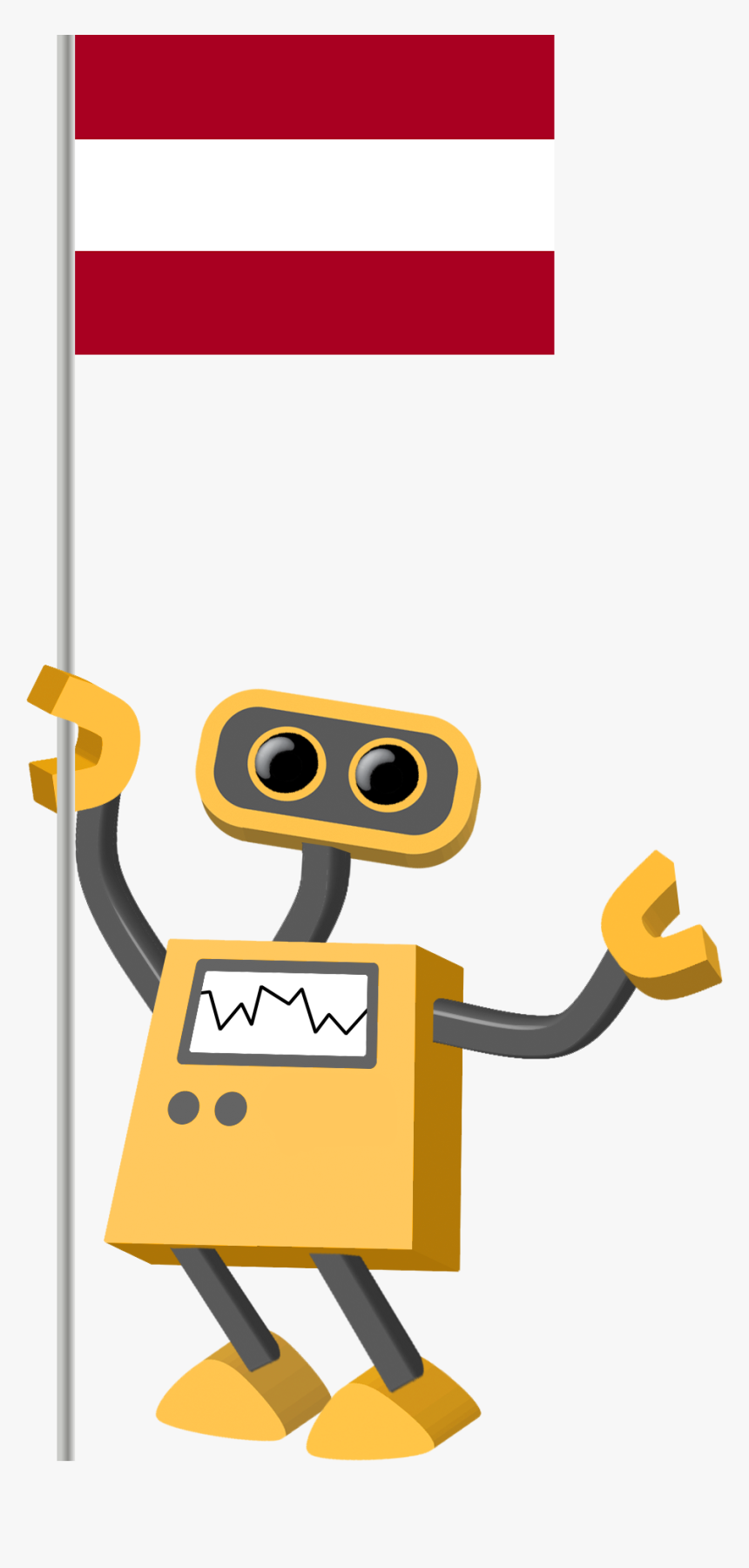 Robot With Stop Sign, HD Png Download, Free Download