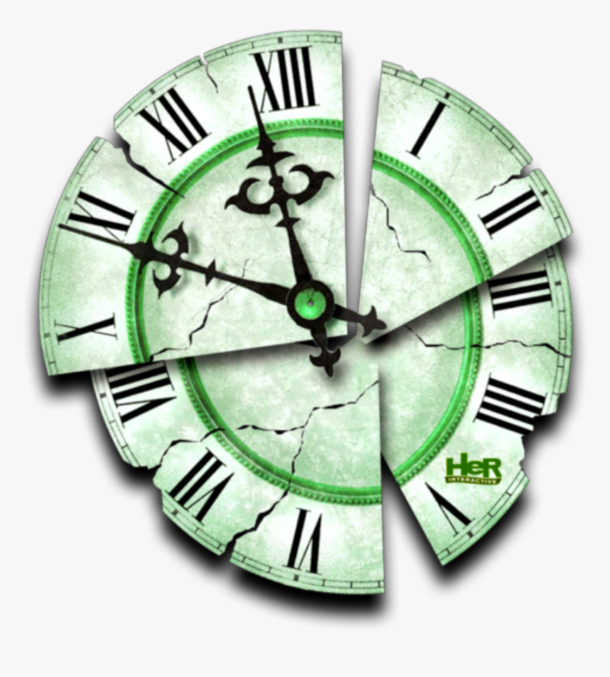 Transparent Timeclock Clipart - Broken Clock Tattoo Design, HD Png Download, Free Download
