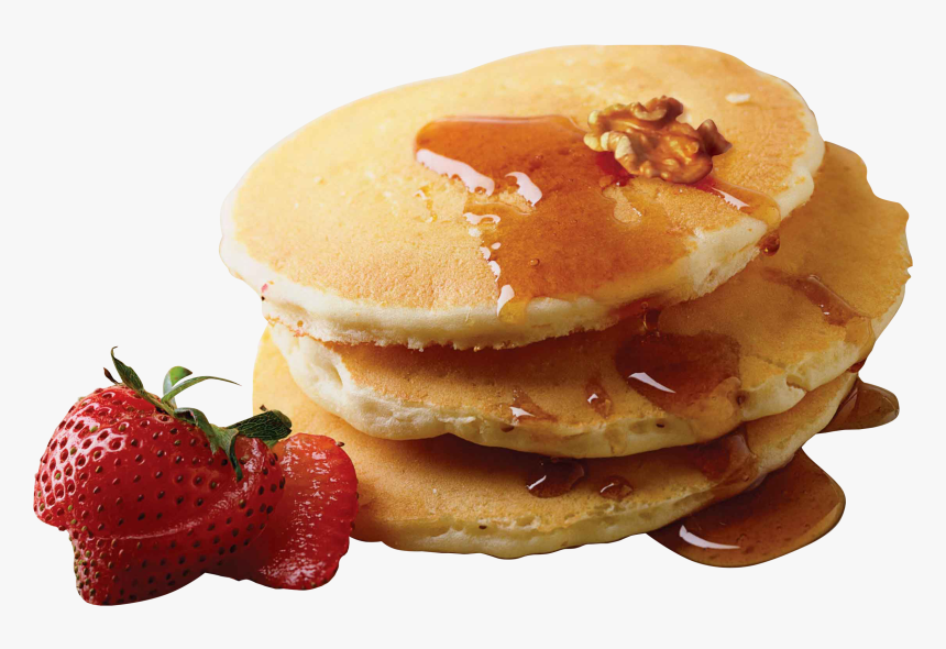 Transparent Pancake Breakfast Png - Pancakes And Fresh Fruit, Png Download, Free Download