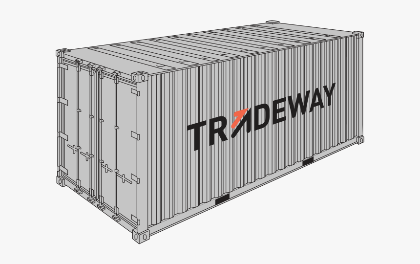 Shipping-container - 45 High Cube Pallet Wide Container, HD Png Download, Free Download