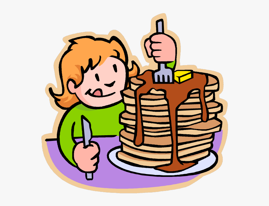 Join Us For A Family Pancake Breakfast Nov - Eating Breakfast Clipart, HD Png Download, Free Download