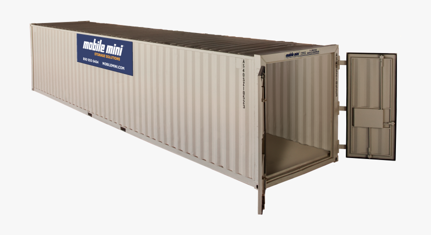 40 Ft Mobile Mini Large Storage Containers - Mobile Mini 40 Container, HD Png Download, Free Download