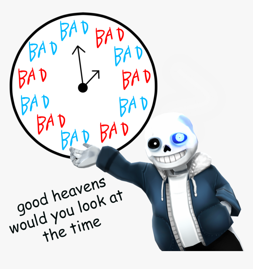 Sans Bad Time Clock , Png Download - Sans Bad Time Clock, Transparent Png, Free Download