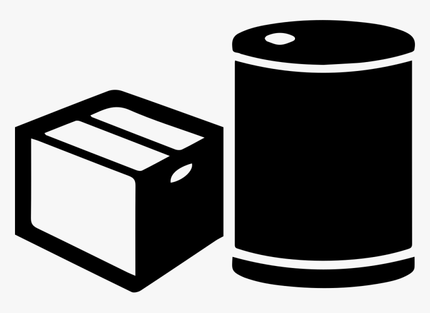 Waste Storage Container - Black Transparent Background Box Icon, HD Png Download, Free Download