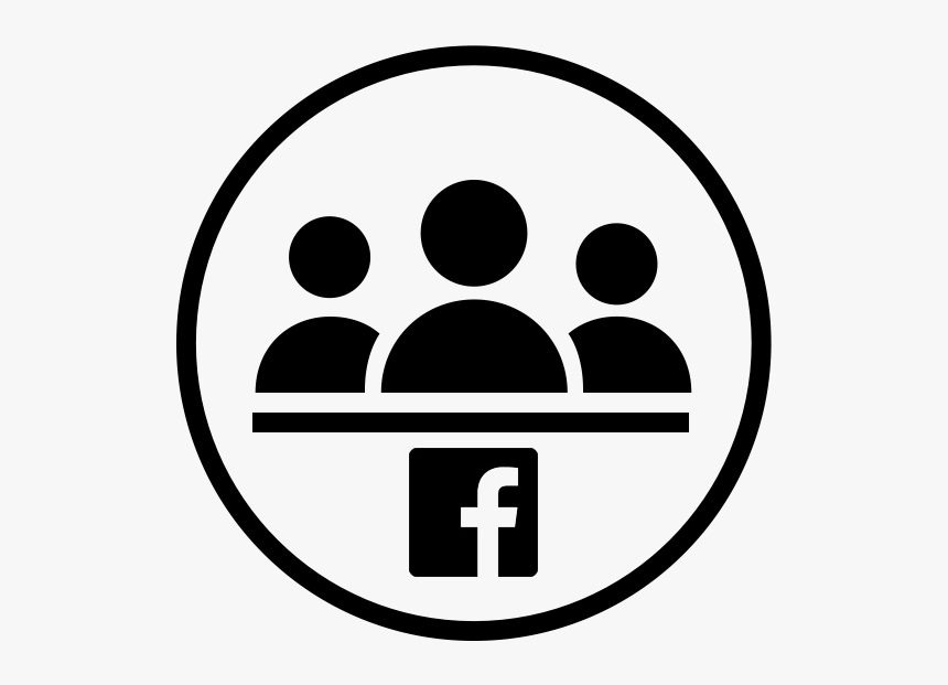 Facebook Group Icon Black, HD Png Download, Free Download