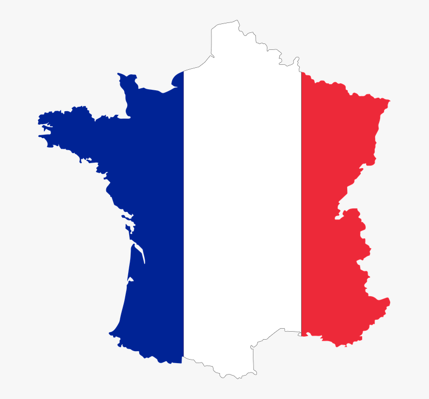Map France Flag, HD Png Download, Free Download