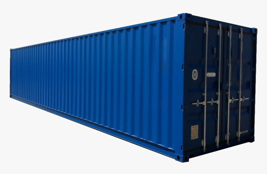 40 Foot Container Blue, HD Png Download, Free Download