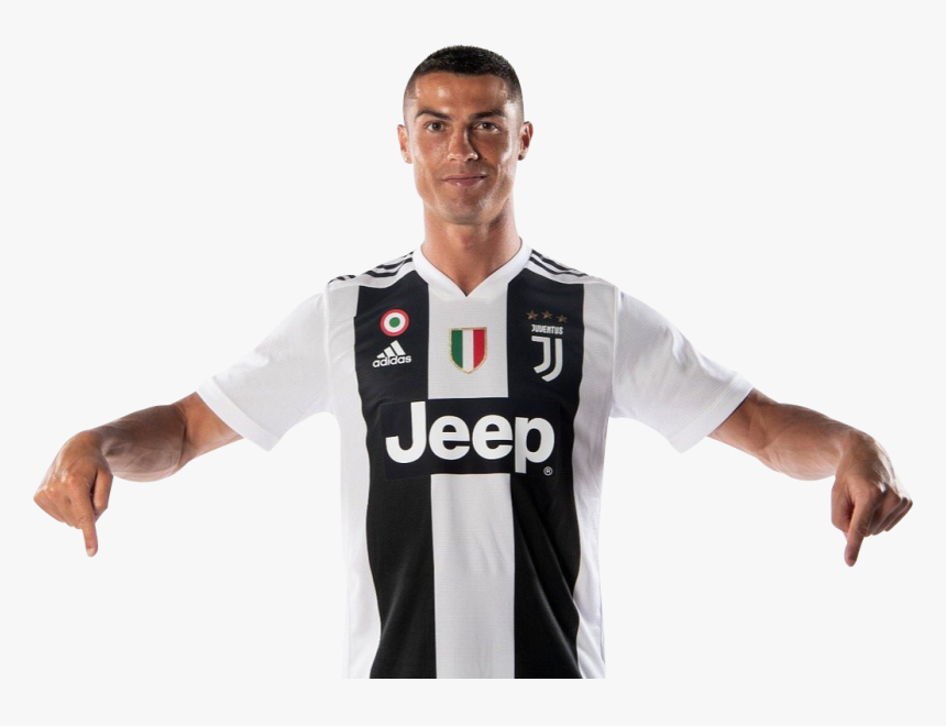 Ronaldo Juventus Png Cr7 - Ronaldo In Juventus Kit, Transparent Png, Free Download