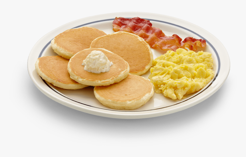 Pancakes Bacon And Eggs, HD Png Download, Free Download