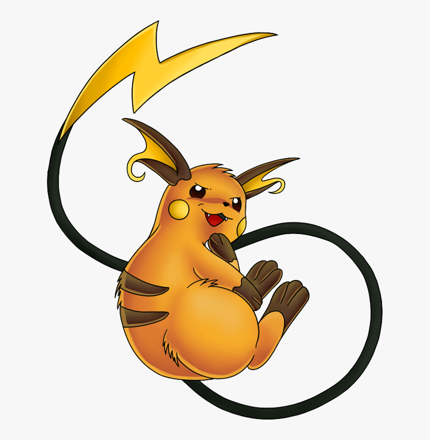 Transparent Pokemon Cliparts - Raichu Fan Art, HD Png Download, Free Download