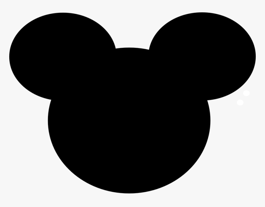 Mickey, Mouse, Disney, Ears, Icon, Walt Disney World - Mickey Mouse Silhouette, HD Png Download, Free Download