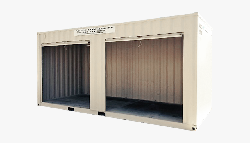 20 Foot 2 Roll Up Doors - Shipping Container, HD Png Download, Free Download