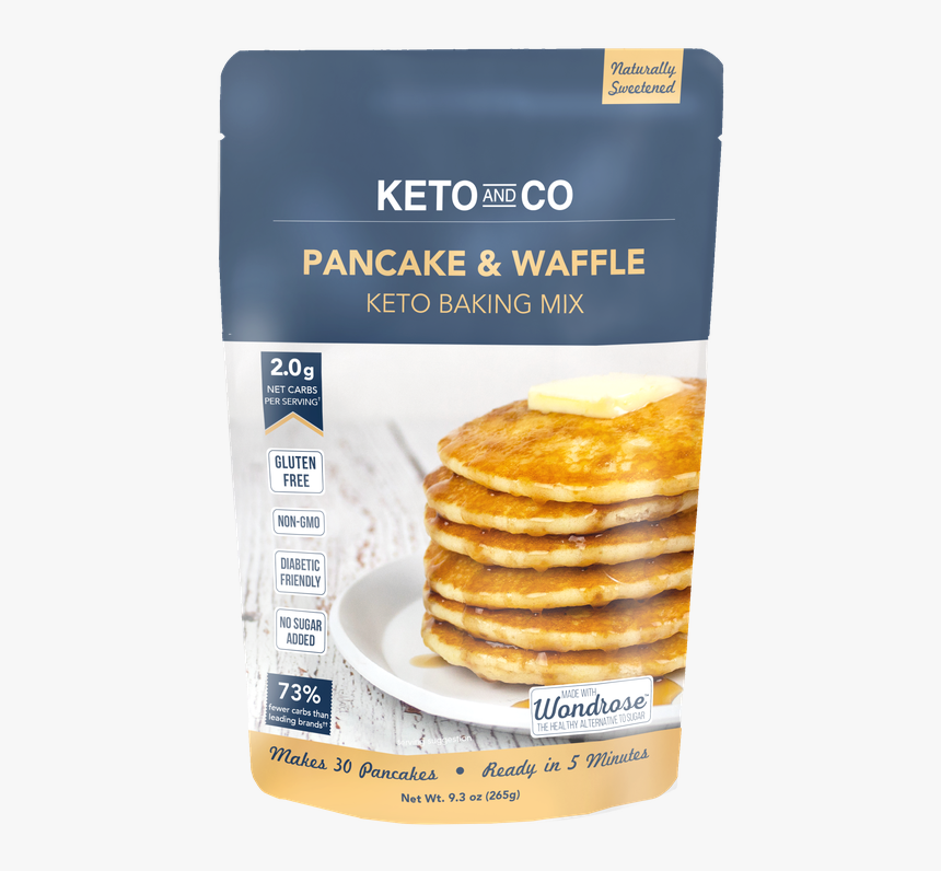Keto And Co Pancake & Waffle - Keto And Co Pancake And Waffle Mix, HD Png Download, Free Download