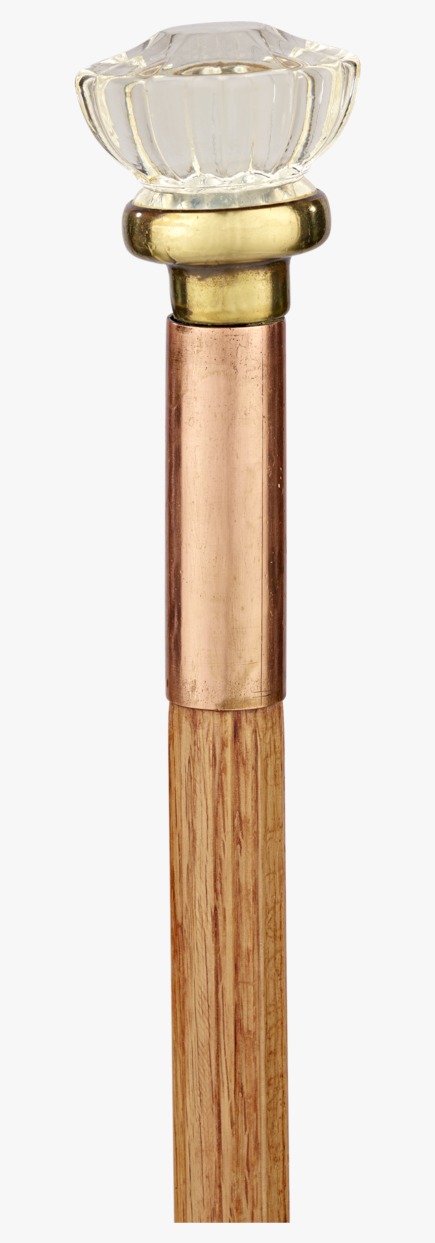 Crystal Knob Cane - Wood, HD Png Download, Free Download