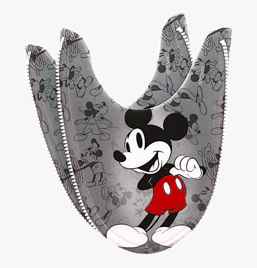 Mickey Mouse Through The Years Mix N Match Zlipperz - Cartoon, HD Png Download, Free Download