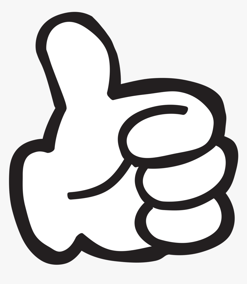 Mickey Mouse Thumbs Up Transparent Clipart , Png Download - Thumbs Up Clipart Gif, Png Download, Free Download