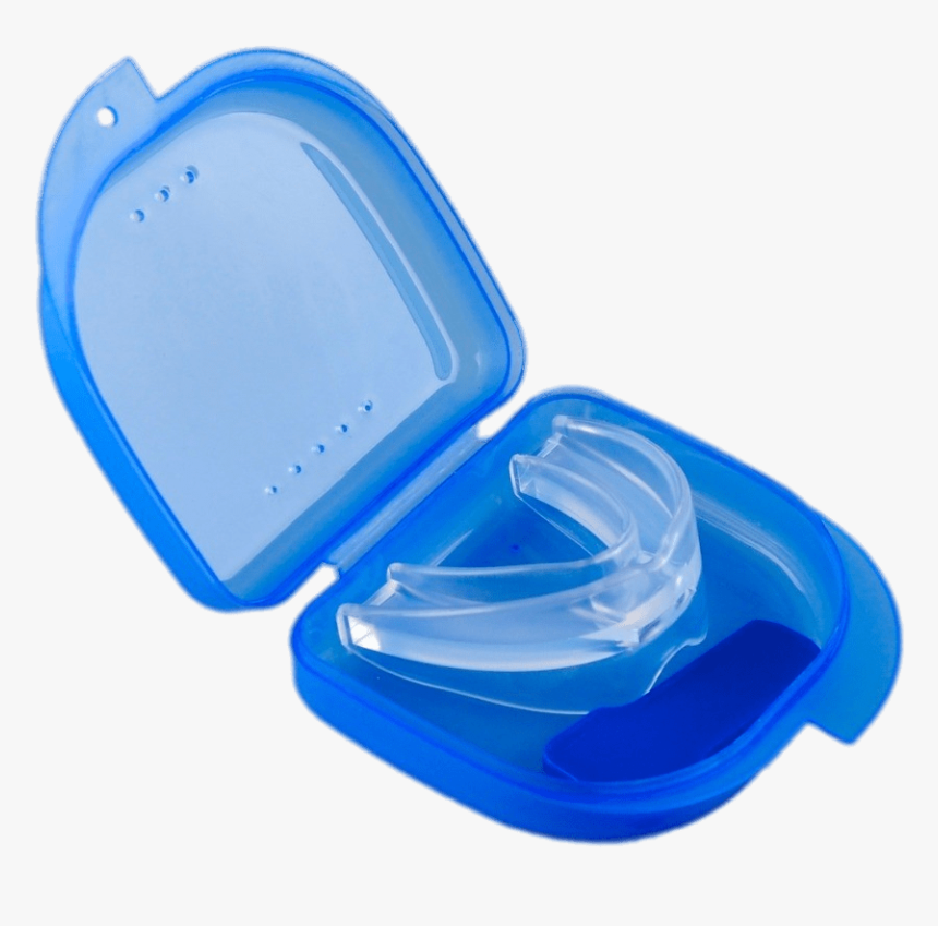 Anti Snoring Mouthpiece In Blue Container - Snoring, HD Png Download, Free Download