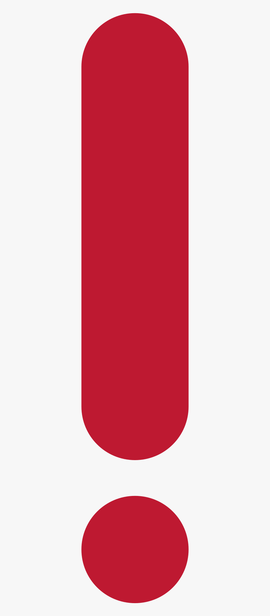 Red Exclamation Mark Png - Exclamacion Roja, Transparent Png, Free Download