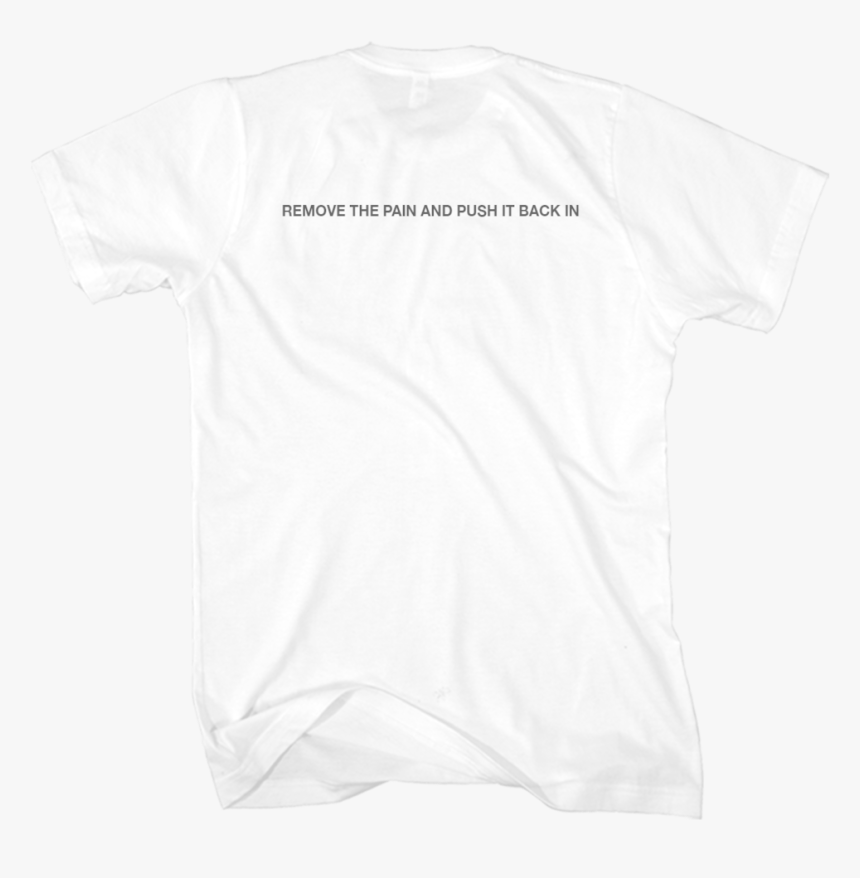 Remove The Pain White Tee - Active Shirt, HD Png Download, Free Download