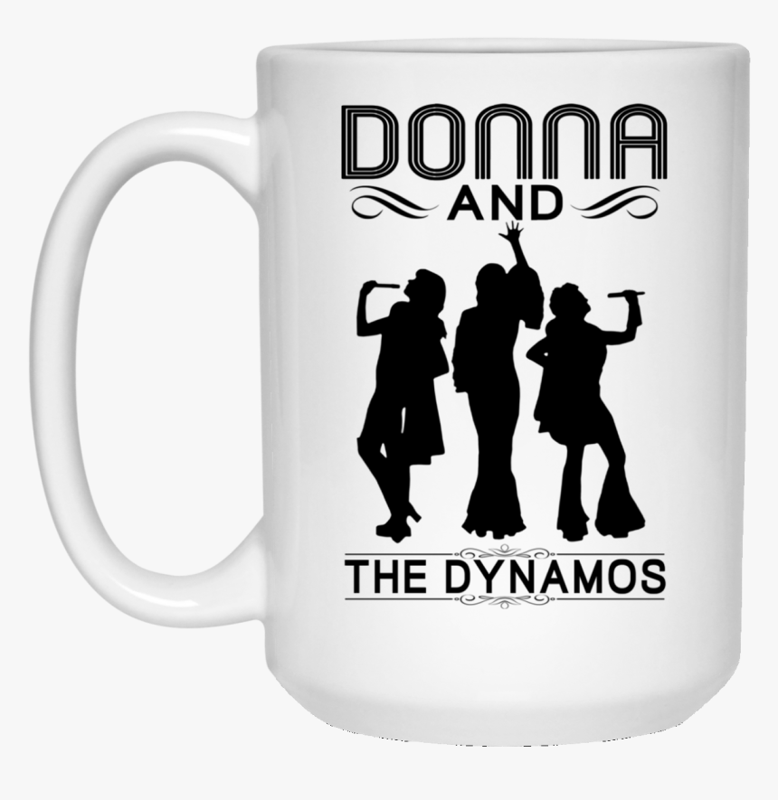 White Donna And The Dynamos Ceramic Coffee Mug Cup - Mamma Mia Painting, HD Png Download, Free Download
