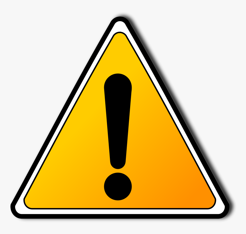 Warning Sign - Caution Sign Png, Transparent Png, Free Download