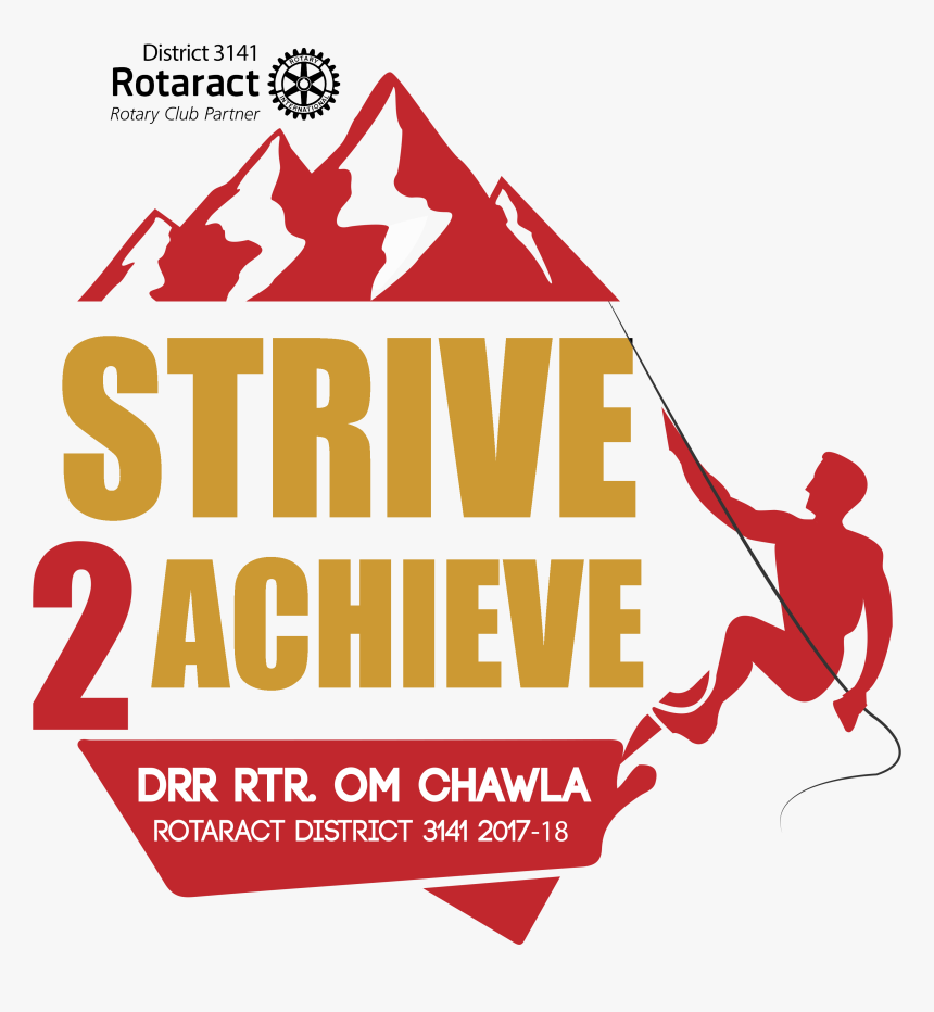 Strive To Achieve Rotaract, HD Png Download, Free Download