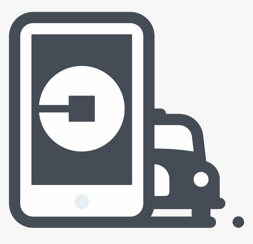 Transparent Uber Clipart - Uber Logo Taxi Png, Png Download, Free Download