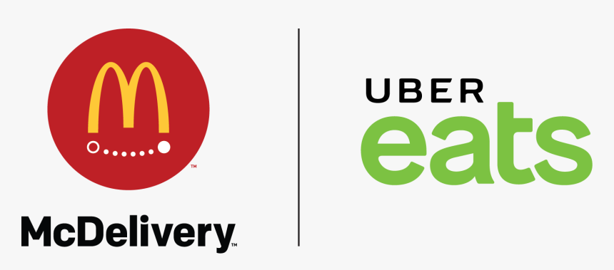 Uber Eats Logo Png 506102 - Mcdelivery Logo Transparent, Png Download, Free Download