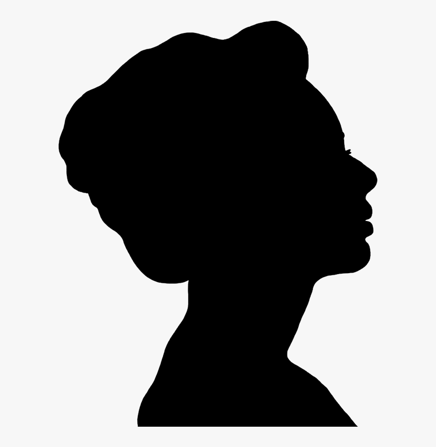 Silhouette Model Female Clip Art - Woman Face Silhouette Png, Transparent Png, Free Download