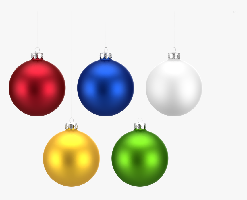 Christmas Balls Templates Colored, HD Png Download, Free Download