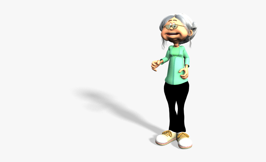 Grandma Ver2 02 - Cartoon, HD Png Download, Free Download