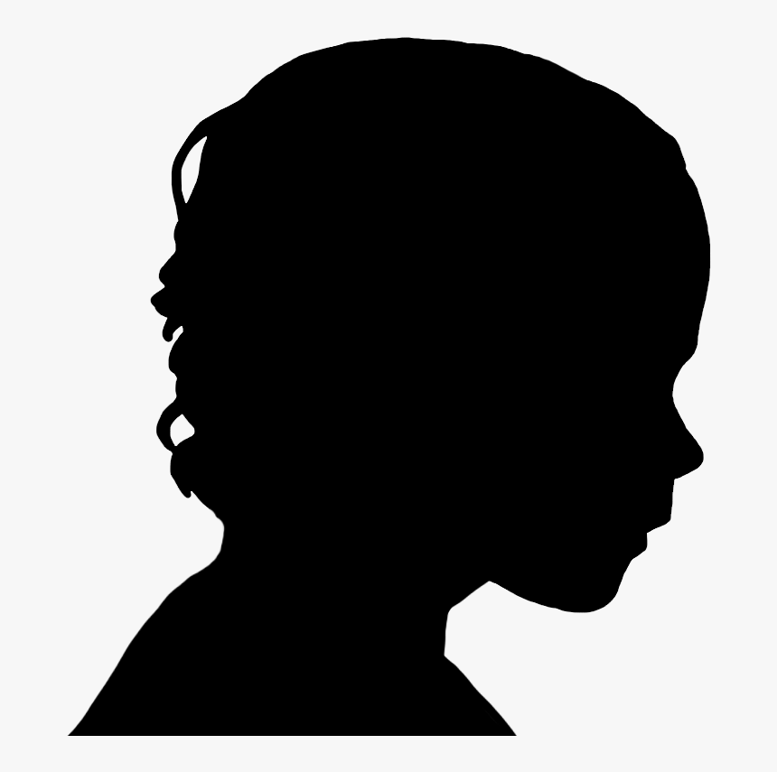 Girl Face Silhouette - Head Silhouette Transparent Png, Png Download, Free Download