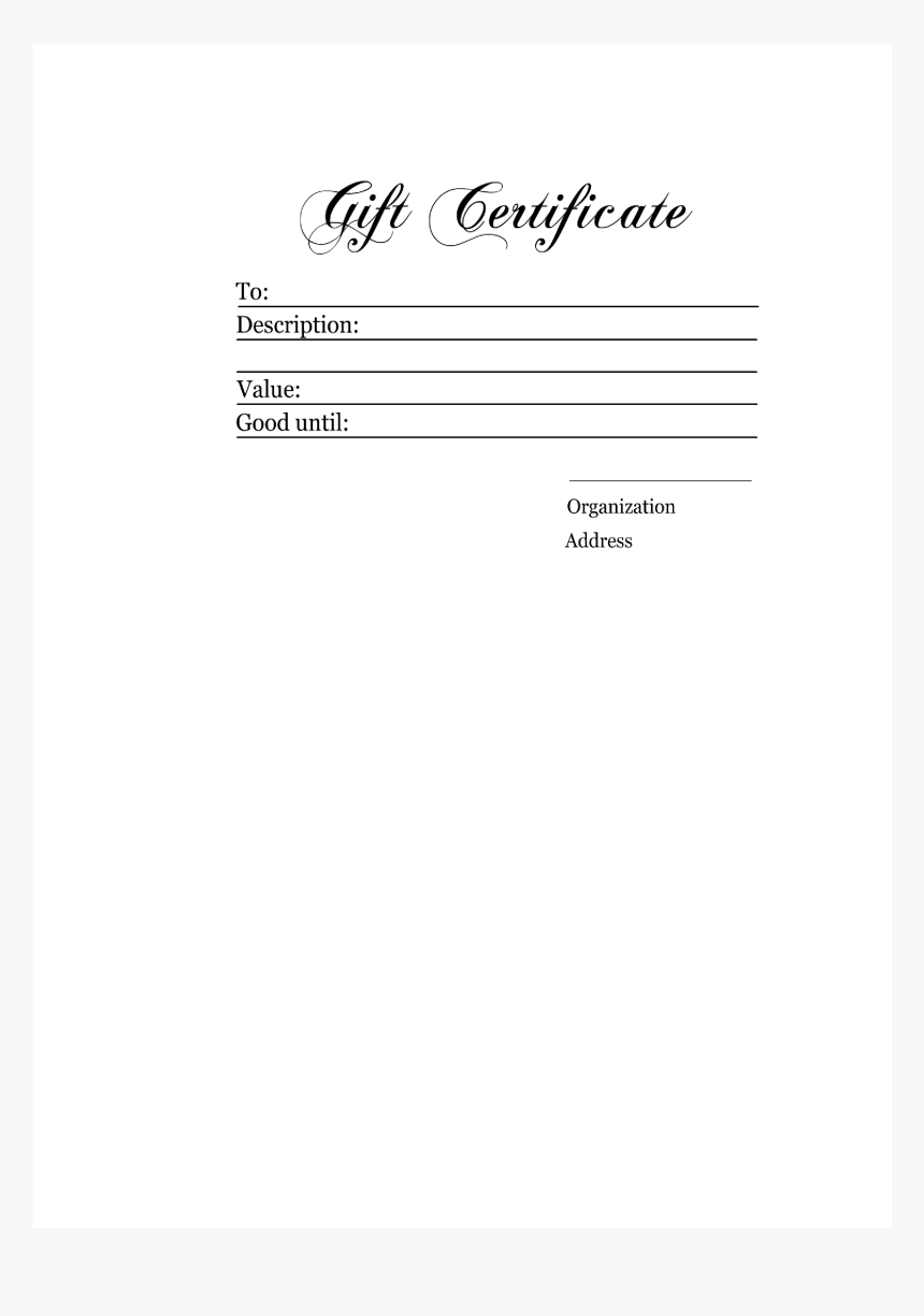 Authentic Gift Certificate Main Image - Certificado Melhor Namorado Do Mundo, HD Png Download, Free Download