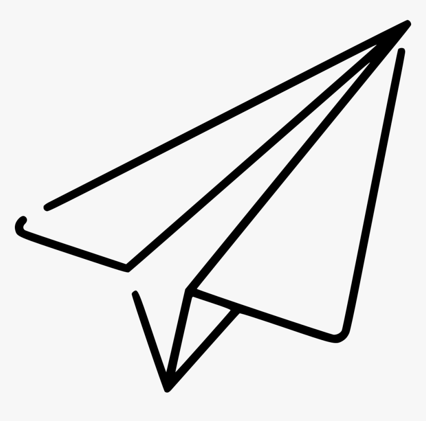 Paper Plane - Paper Plane Icon Png, Transparent Png, Free Download