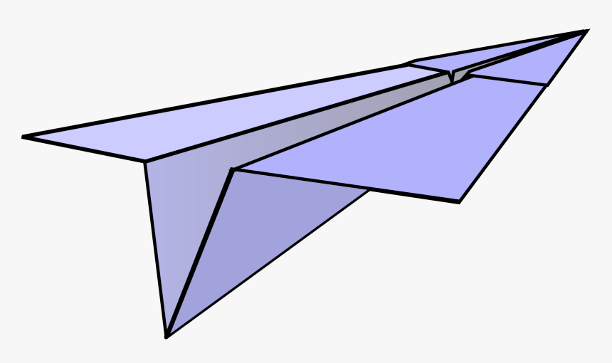 Paper Plane - Paper Airplane Clipart Png, Transparent Png, Free Download