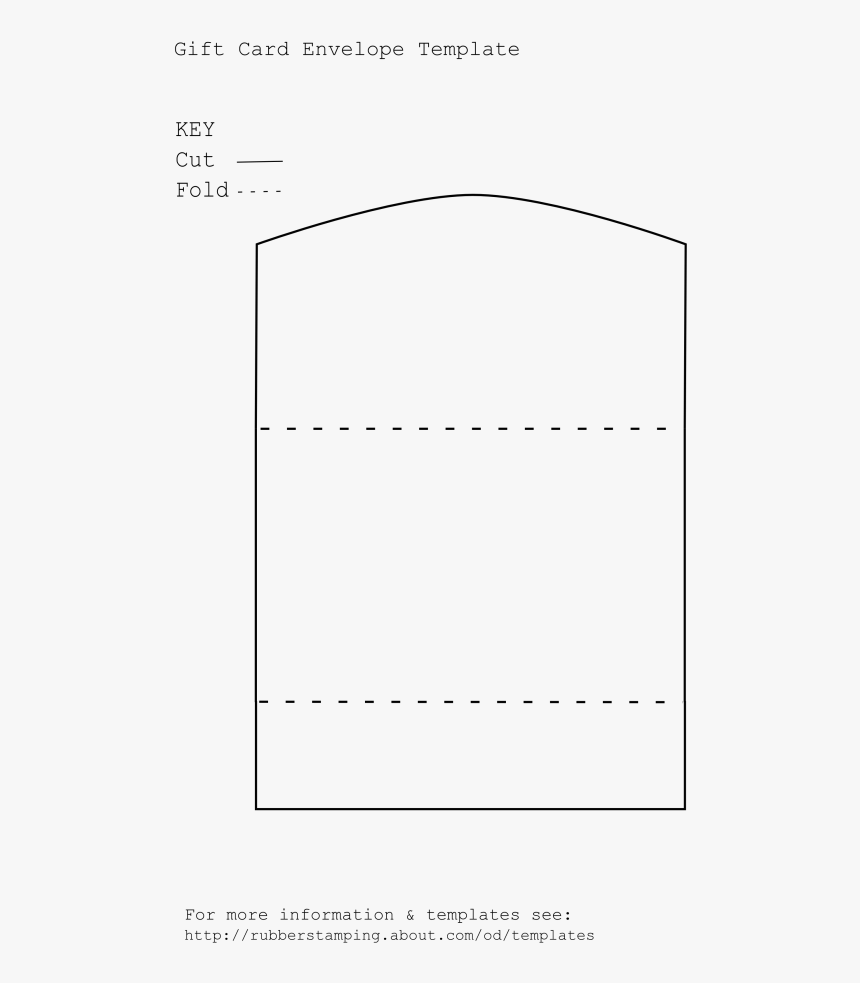 Transparent Gift Tag Template Png - Gift Card Envelope Template, Png Download, Free Download