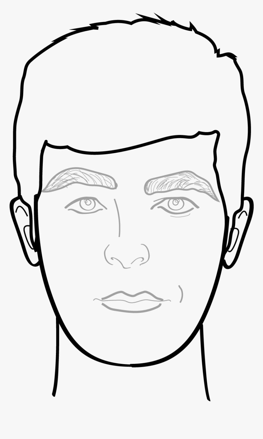 Long Face - Line Art, HD Png Download, Free Download