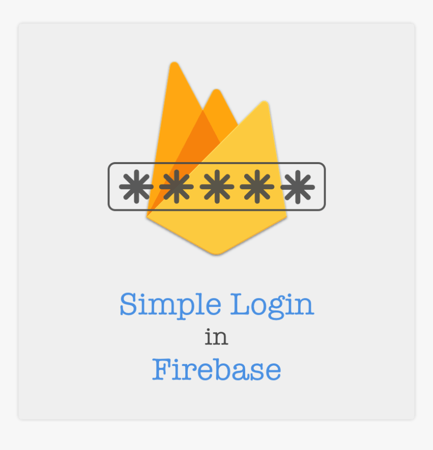 Simple Login In Firebase Web Api - Graphic Design, HD Png Download, Free Download