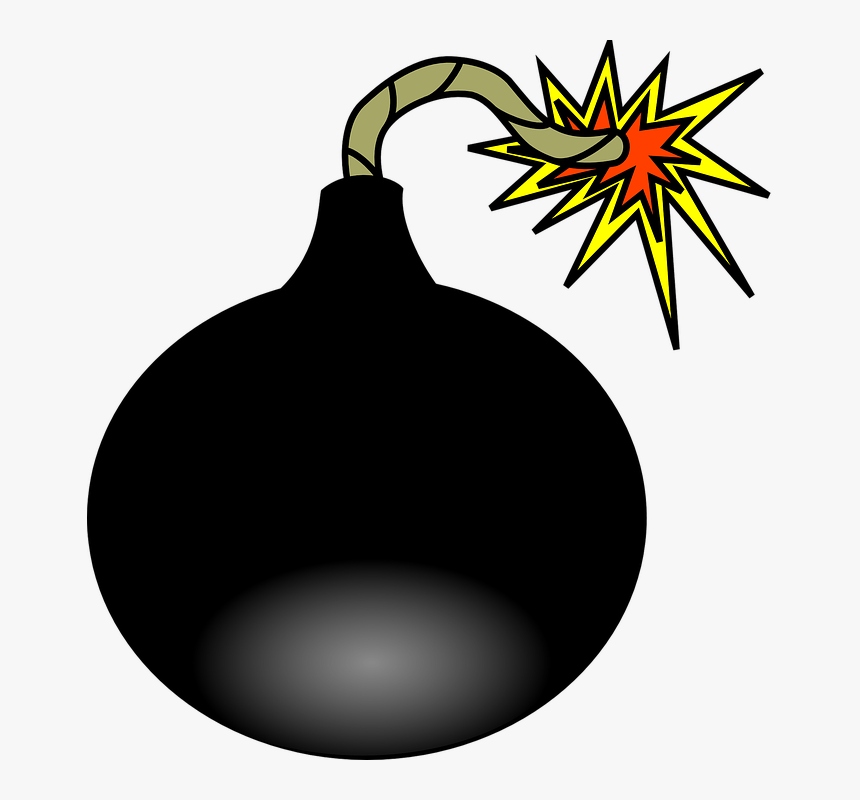 Bomb, Explosive, Firecracker, Cherry Bomb, Cracker - Bombe Clipart, HD Png Download, Free Download